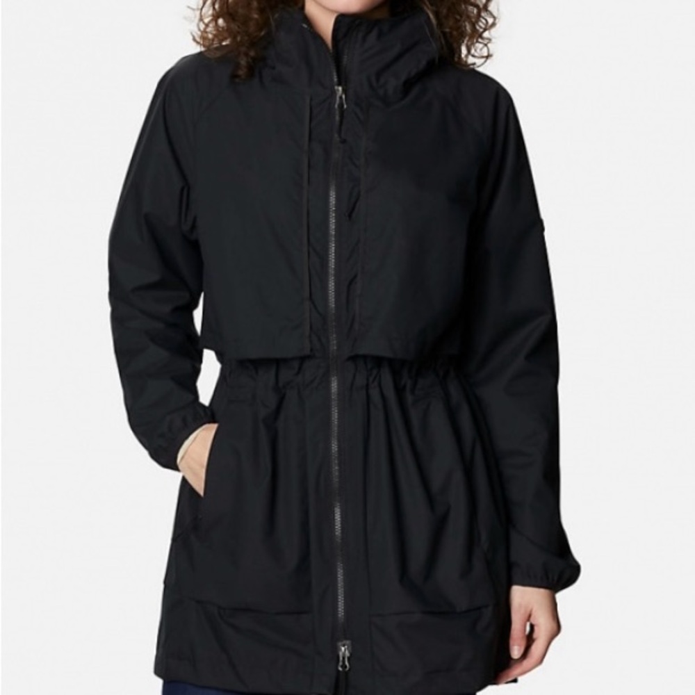 Women's Black Columbia Cape Town Shell Jacket size xs